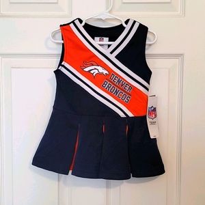 Denver Broncos Toddler Girls 2t Cheerleader NWT